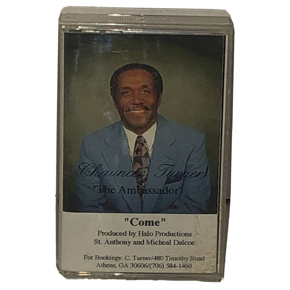 VTG CHAUNCER TURNER The Ambassador Cassette Tape Gospel Christian Athens GA RARE